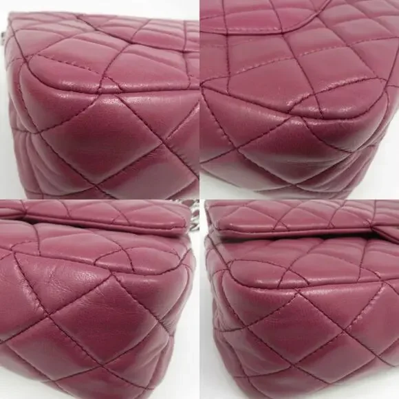 💎✨BEAUTIFUL✨💎Authentic CHANEL Quilted CC Double Flap Chain Leather - Picture 8 of 10